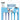 Creative Craftlab - Essentials - Blending Brushes - soft brush - blues