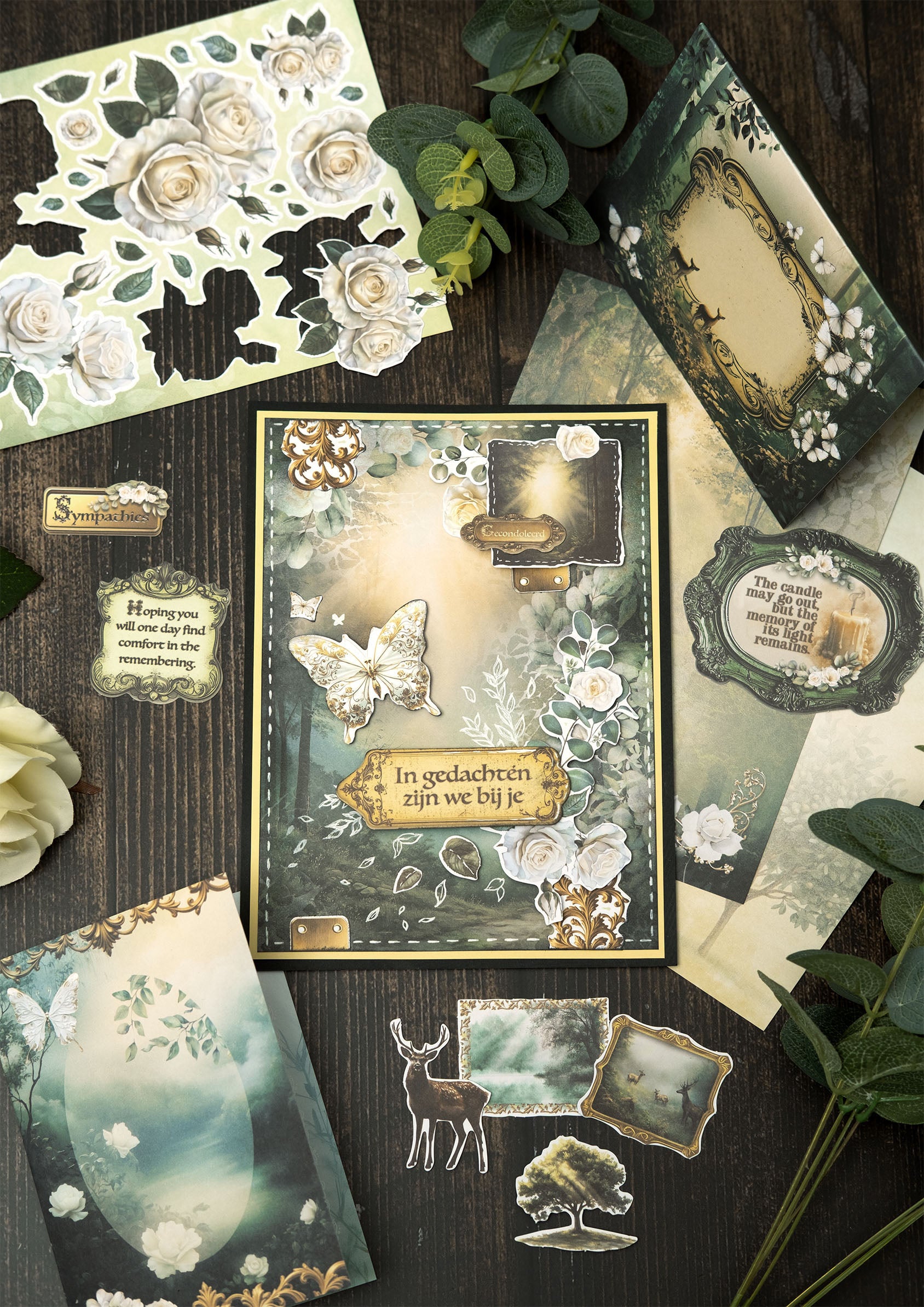 Dcpp Backround Studio Light - Quiet Morning - Designer Paper Pad - Cards & background